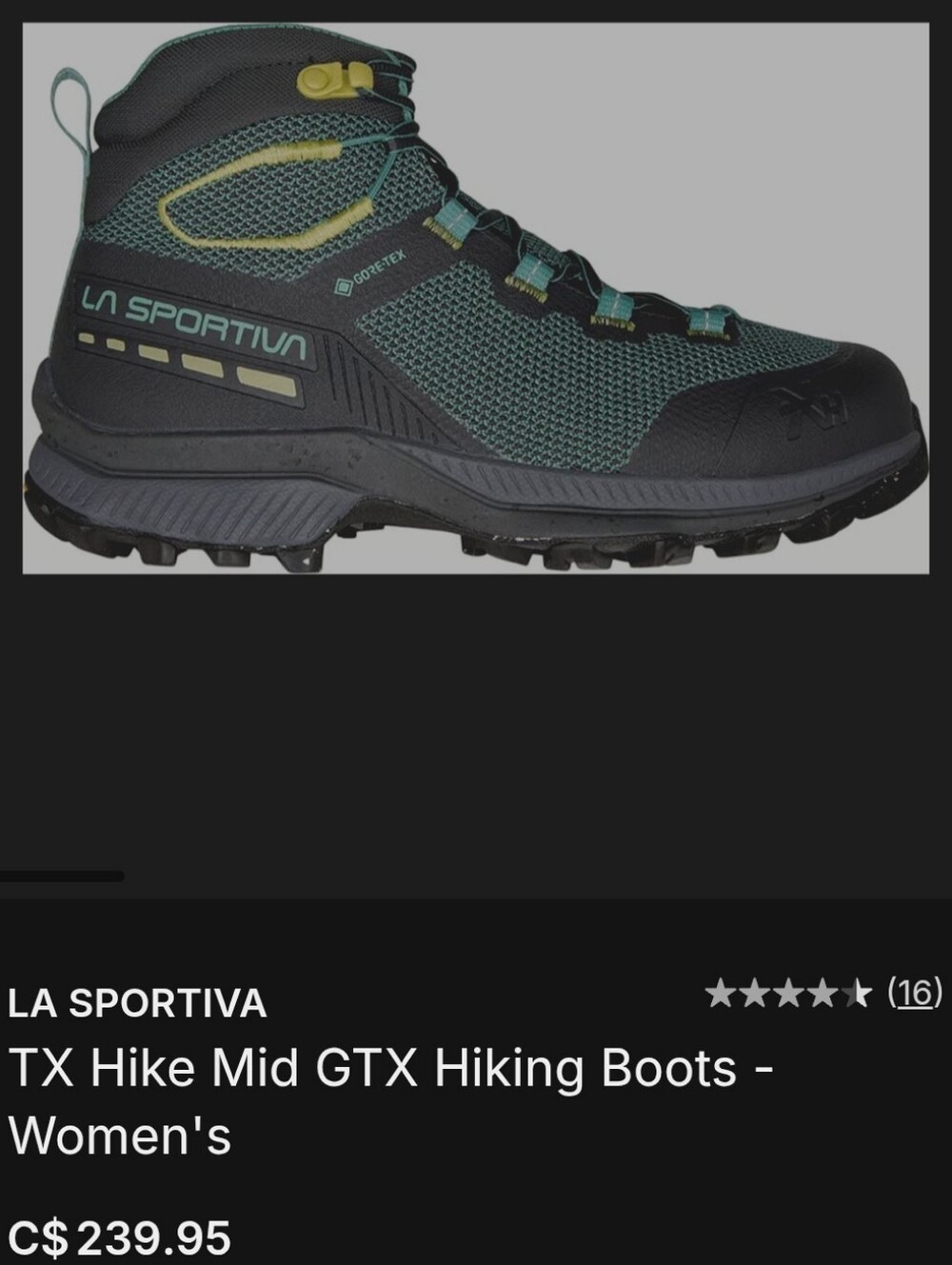 La Sportiva TX Goretex Women's Hiking Boots,9/EU 40.5